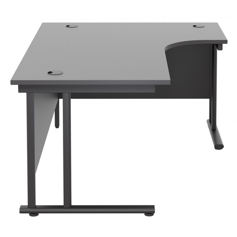 Olton Twin Cantilever Corner Office Desk